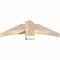 Ekena Millwork Bellingham Smooth Timber Gable Bracket, Douglas Fir, 36"W x 12"H x 3 1/2"D x 5 1/2"F, 8/12 Pitch GBW036X12X0406BEL00SDF - alternate 4